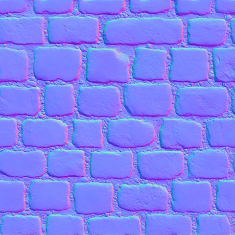 Cobblestone normal map