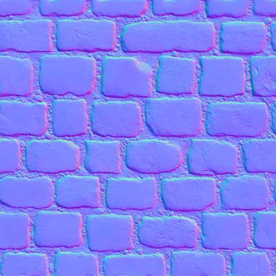 Cobblestone normal map
