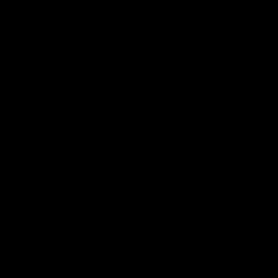 Empty metallic channel in blue