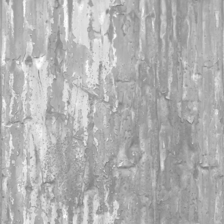 Roughness map of the rusty metal, rust in light gray